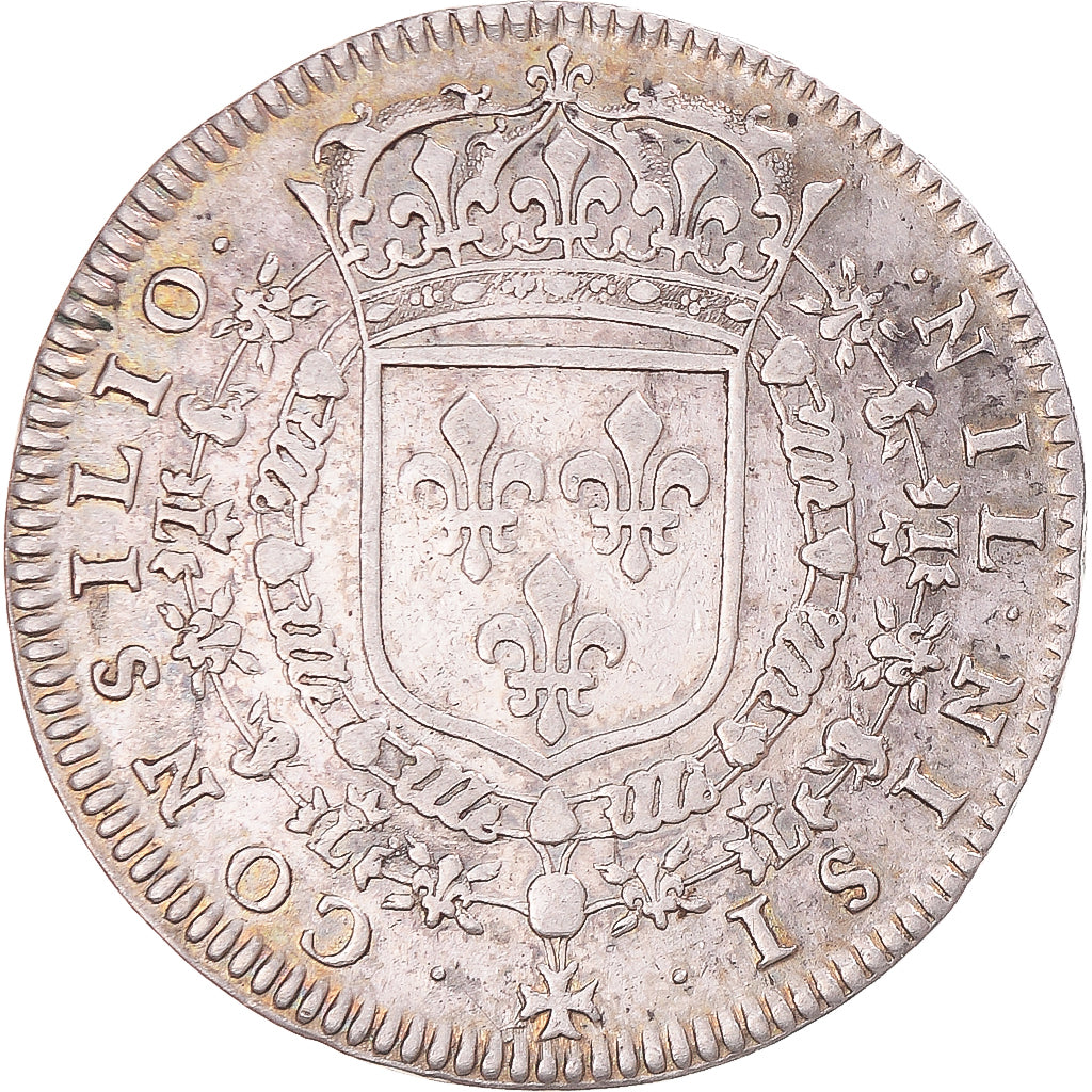 France, Token, Conseil du roi, Combats pour Dunkerque, 1659, EF(40-45), Silver