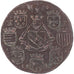 França, Token, Carlos III, duché de Lorraine, 1589, EF(40-45), Cobre