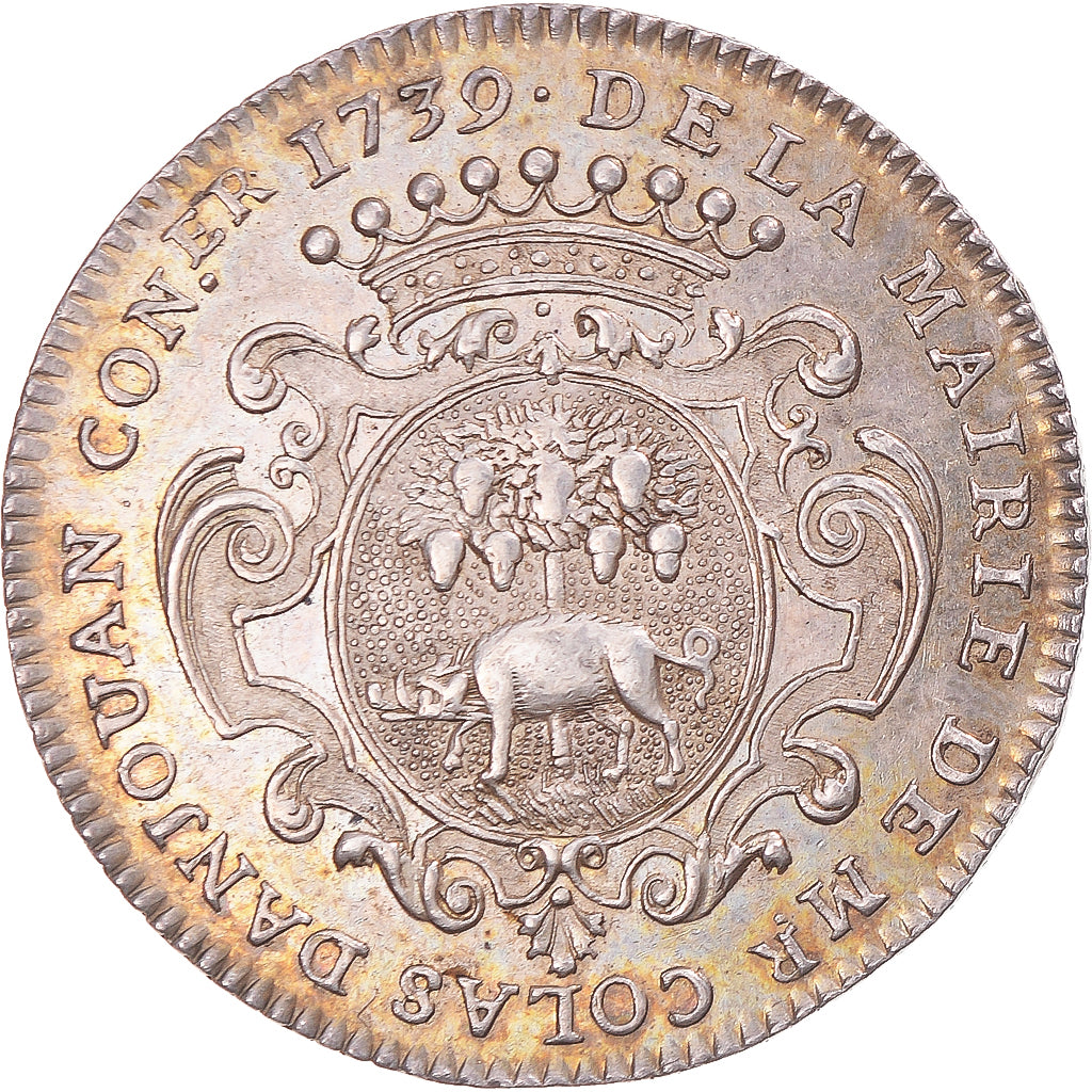 France, Jeton, Orléanais, Charles II Colas D’Anjouan, maire d’Orléans