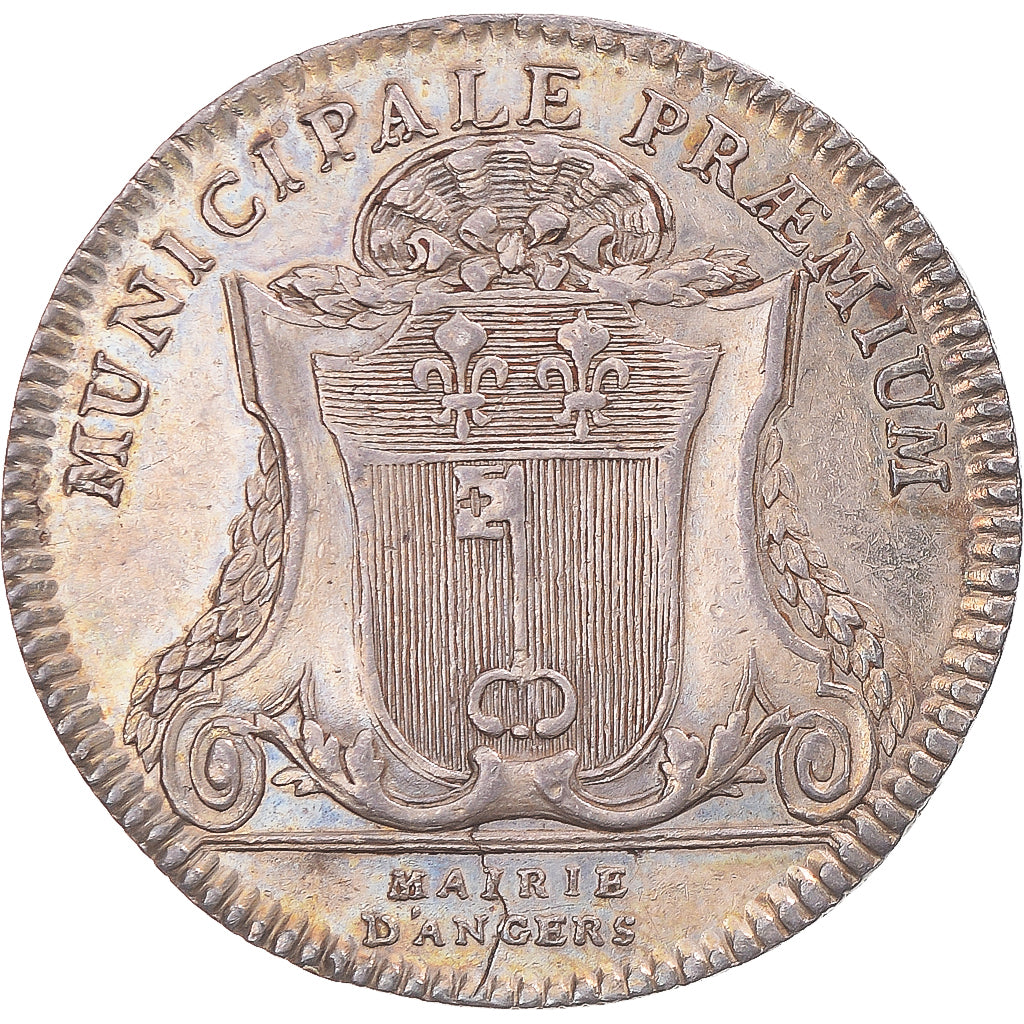France, Jeton, Anjou, Jean-François Allard, maire d’Angers, 1777, SUP