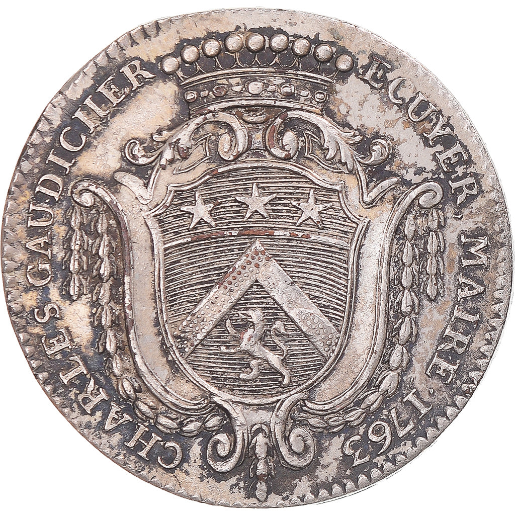 Frankreich, betaalpenning, Anjou, Charles Gaudicher, maire d’Angers, 1763
