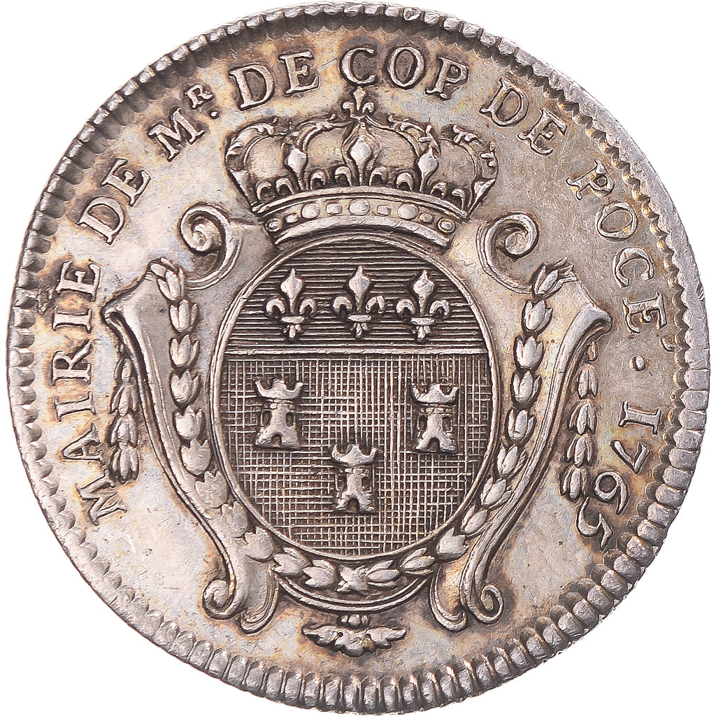 Frankreich, betaalpenning, Touraine, René de Cop de Pocé, maire de Tours