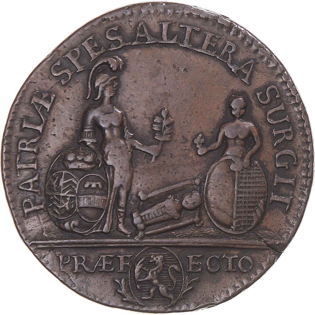 Francia, zeton, Lorraine, Metz, Caumartin de Saint-Ange, intendant, 1754, MBC+