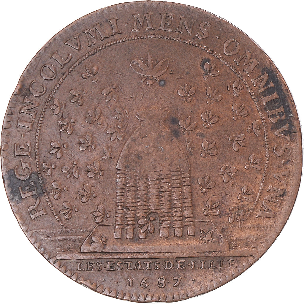 Frankreich, betaalpenning, Corporation, François Bechard, filetier, 1687, SS