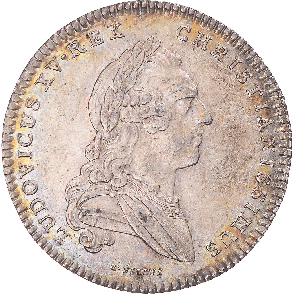 Frankreich, betaalpenning, Louis XV, États de Bretagne, Rennes, 1768, SS+