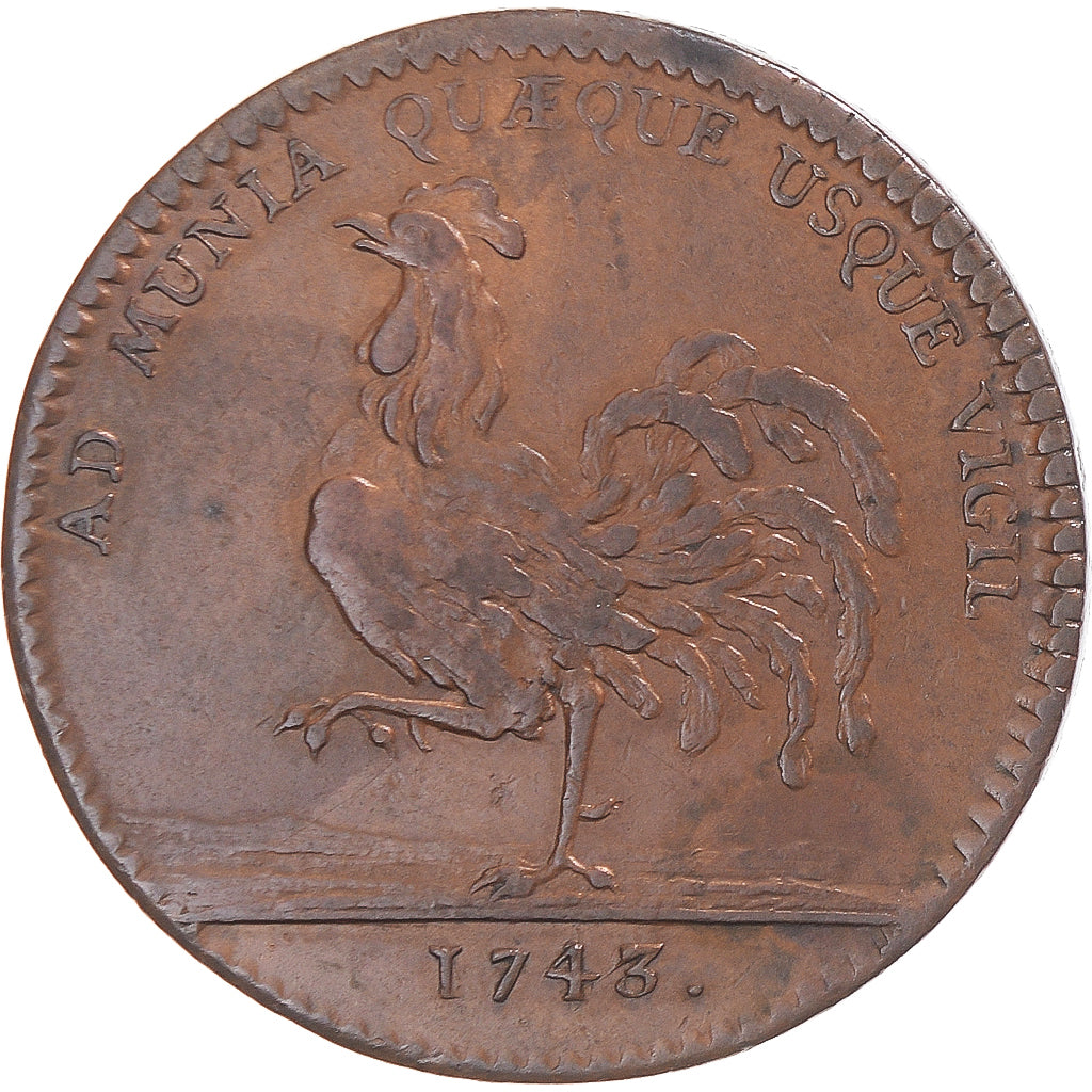 Frankreich, betaalpenning, Anjou, Marin Jallet, maire d’Angers, 1743, SS