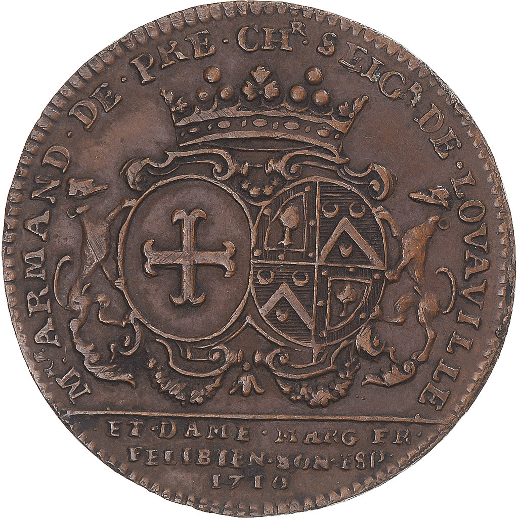 Frankreich, betaalpenning, Centre, André Felibien et Dame Marguerite Lemaire