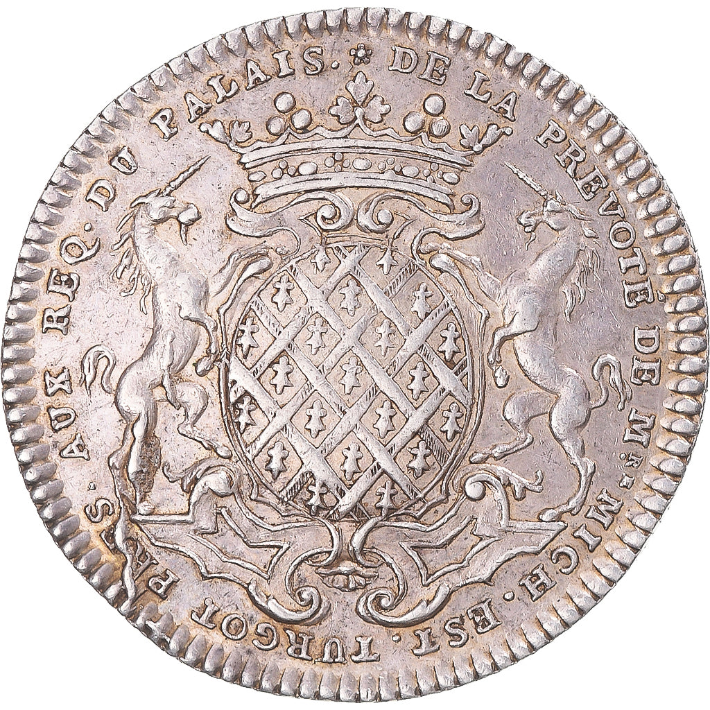 Frankreich, betaalpenning, Michel-Étienne Turgot, prévôt de Paris, SS+