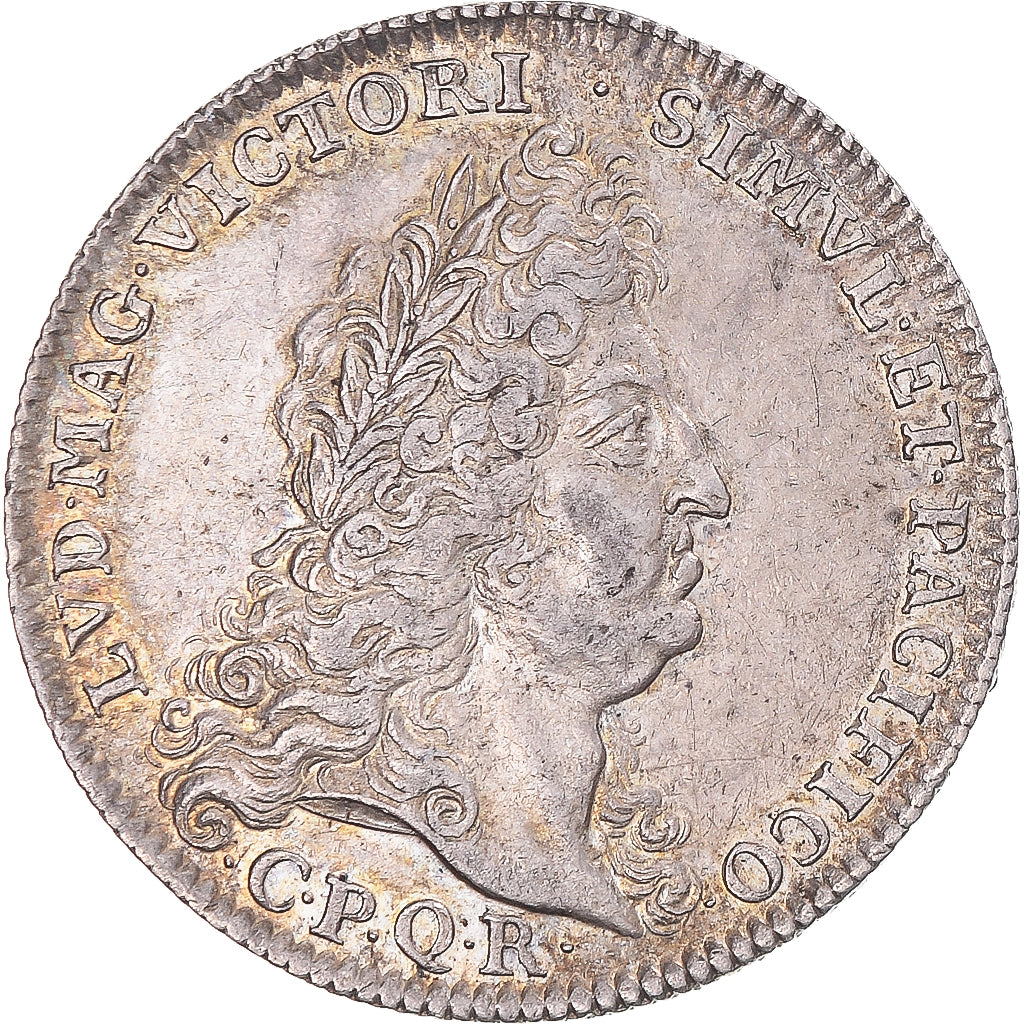 Frankreich, betaalpenning, Louis XIV, Ville de Rouen, 1698, SS+, Silber