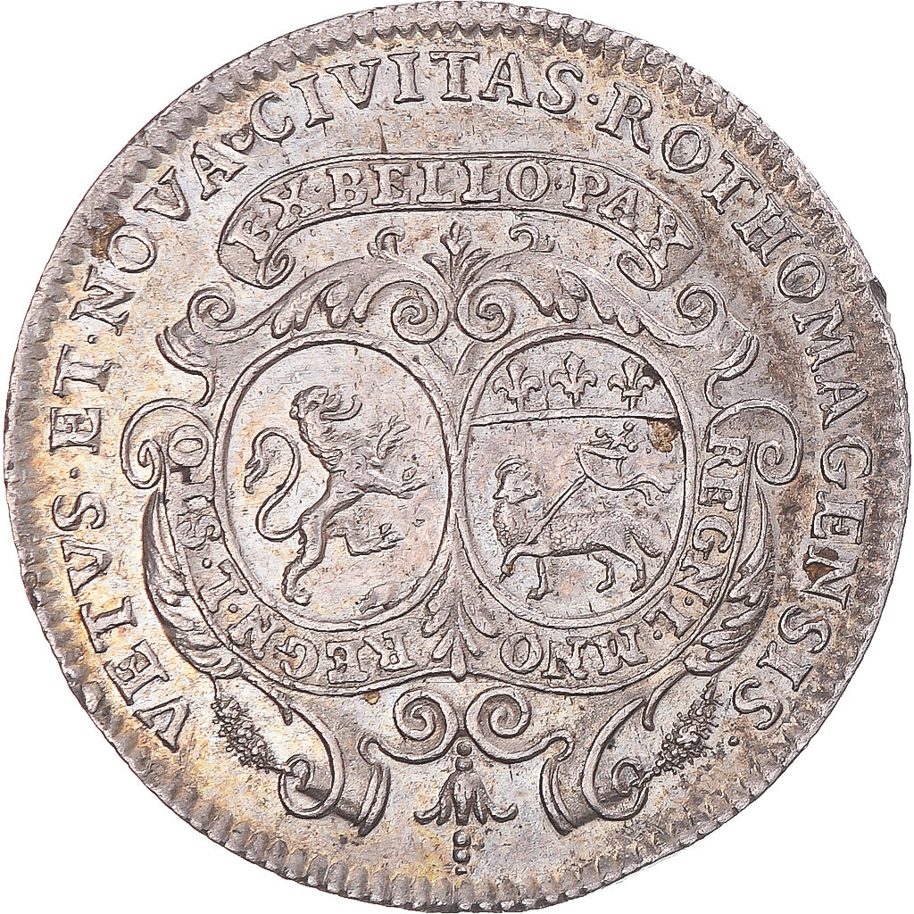 Frankreich, betaalpenning, Louis XIV, Ville de Rouen, 1698, SS+, Silber