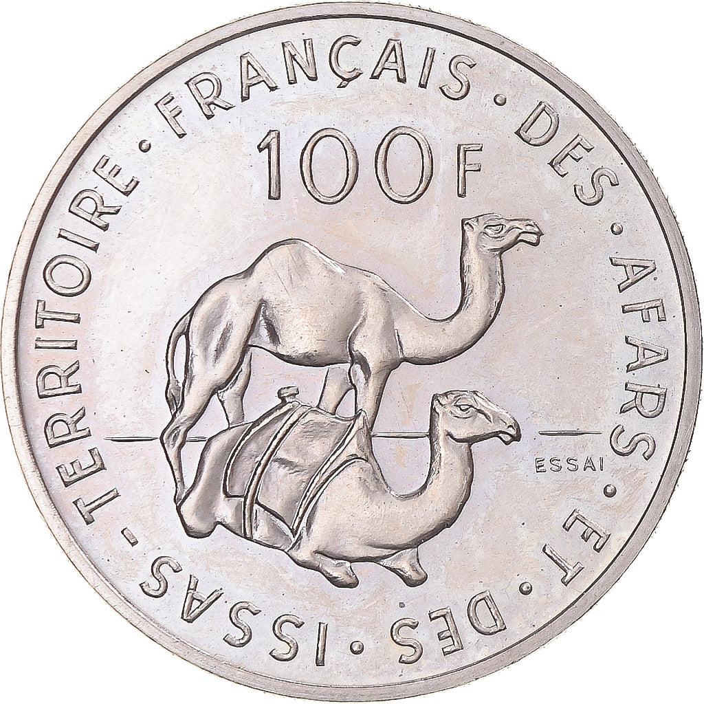 Coin, FRENCH AFARS & ISSAS, 100 Francs, 1970, Paris, ESSAI, MS(64)
