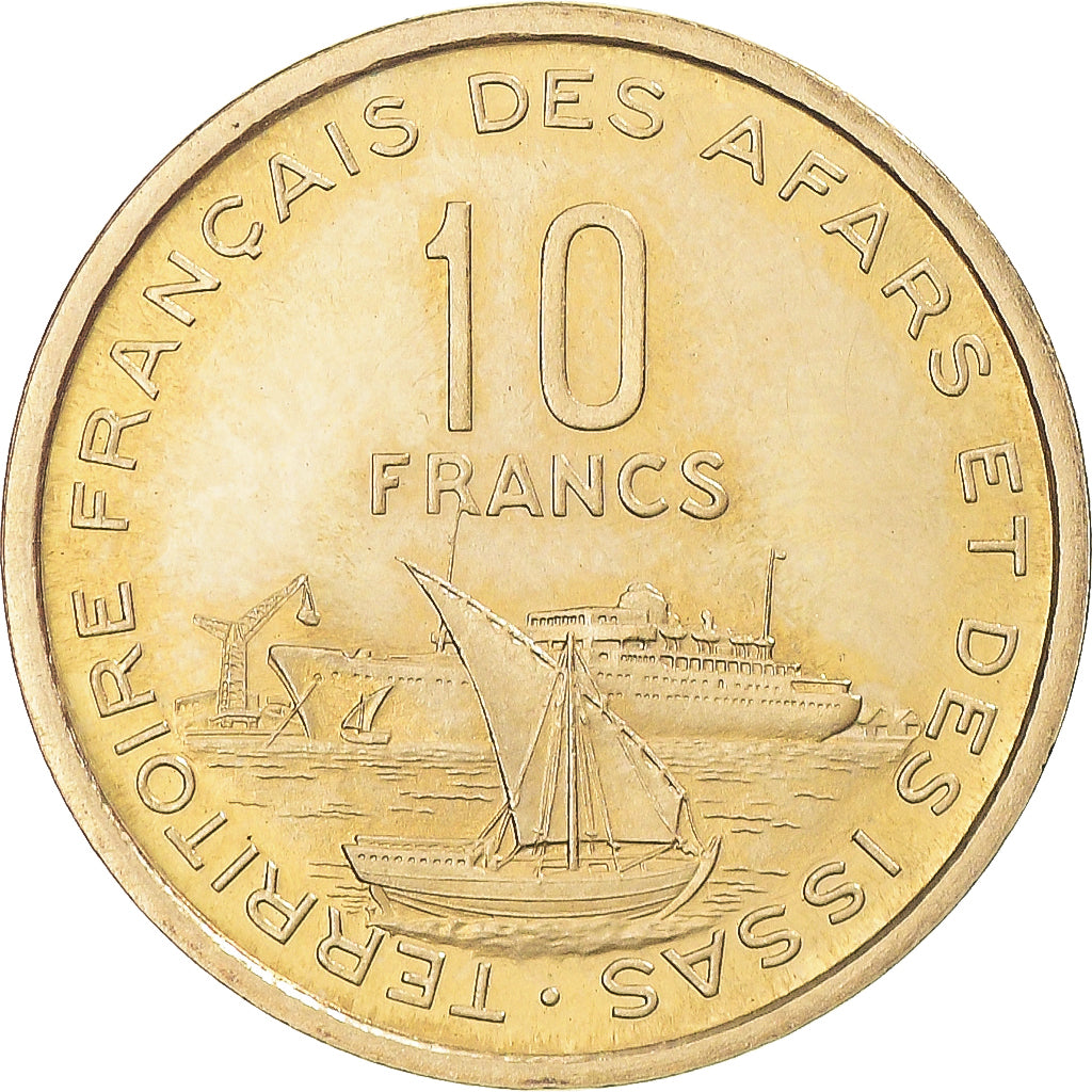 Monnaie, Territoire français des Afars et des Issas, 10 Francs, 1969, Paris
