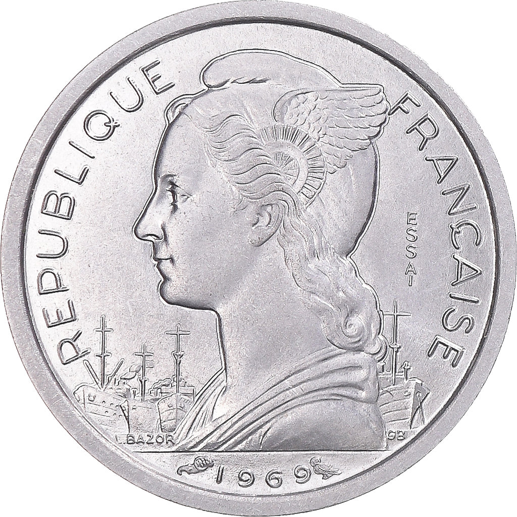 Moeda, TERRITÓRIO FRANCÊS DOS AFARS E ISSAS, Franc, 1969, Paris, ENSAIO