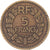 Moneda, Francia, Lavrillier, 5 Francs, 1946, Paris, MBC, Aluminio - bronce