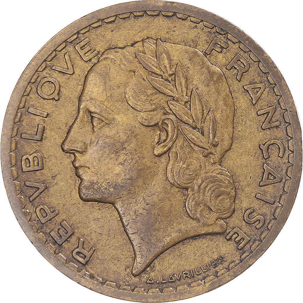 Monnaie, France, Lavrillier, 5 Francs, 1946, Castelsarrasin, TTB