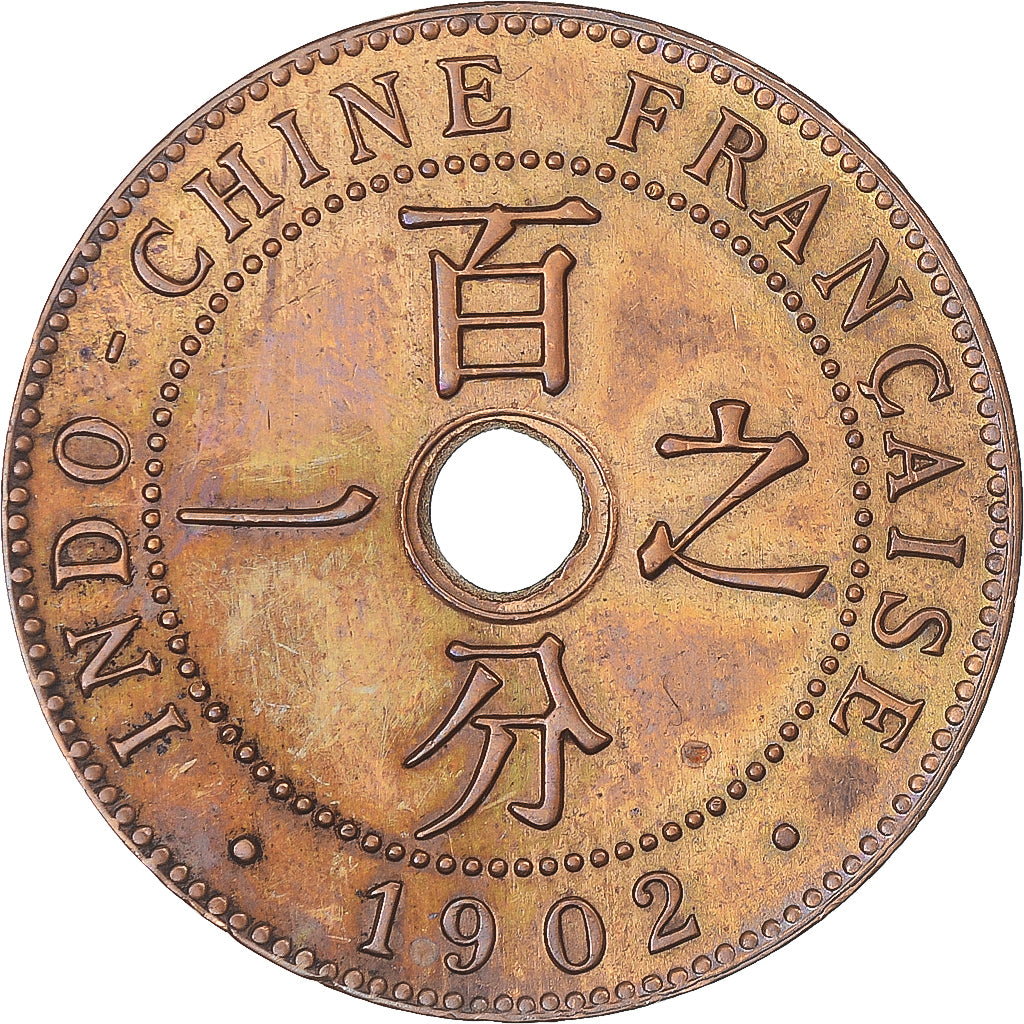 Coin, FRENCH INDO-CHINA, Cent, 1902, Paris, MS(63), Bronze, KM:8