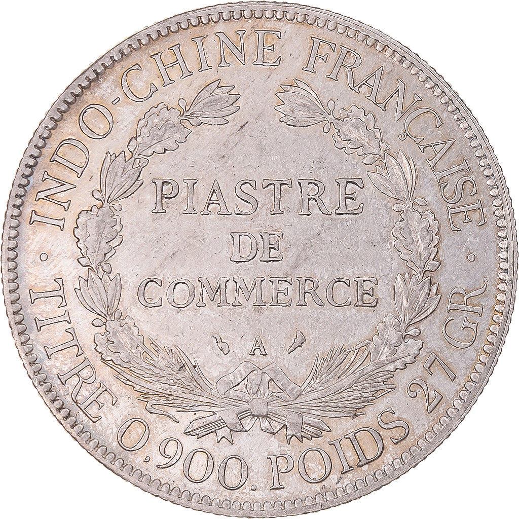 Monnaie, Indochine française, Piastre, 1927, Paris, TTB+, Argent, KM:5a.1