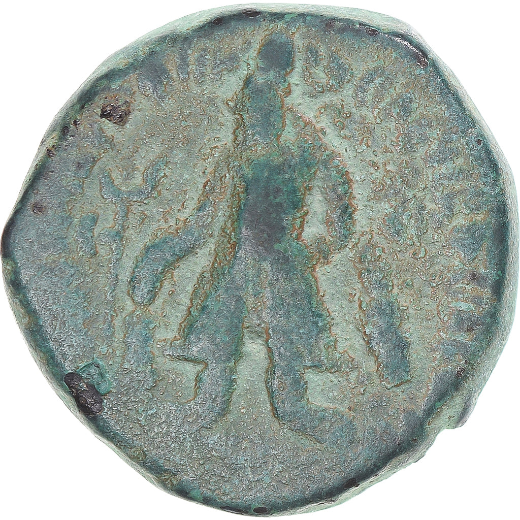 Munten, Kushan Empire, Vima Kadphises, Tetradrachm, 113-127, Begram, FR, Bronzen