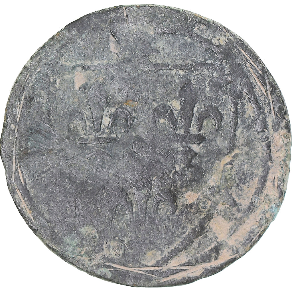 Frankreich, jeton de compte à la croix fleurdelisée, S, Kupfer