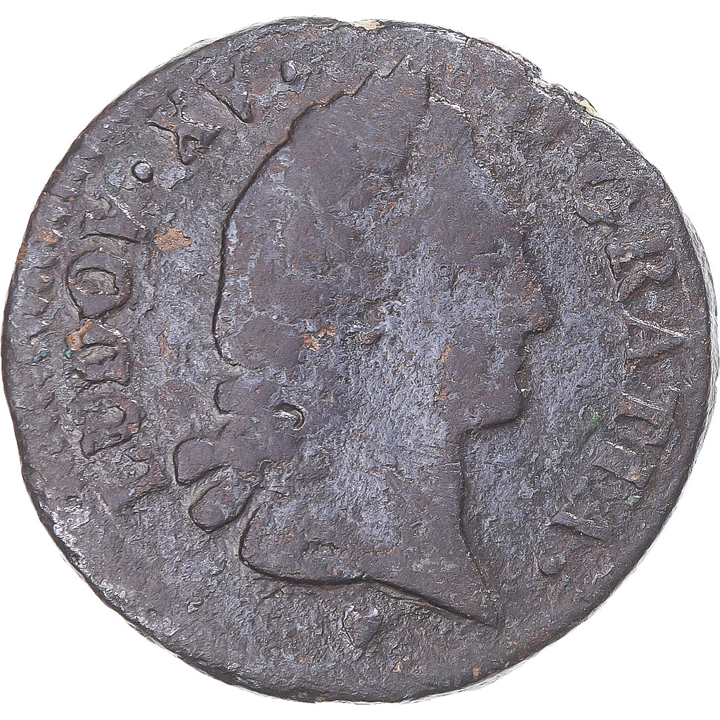Munten, Frankrijk, Louis XV, 1/2 Sol d'Aix, 1770, Aix, FR, Koper, KM:541