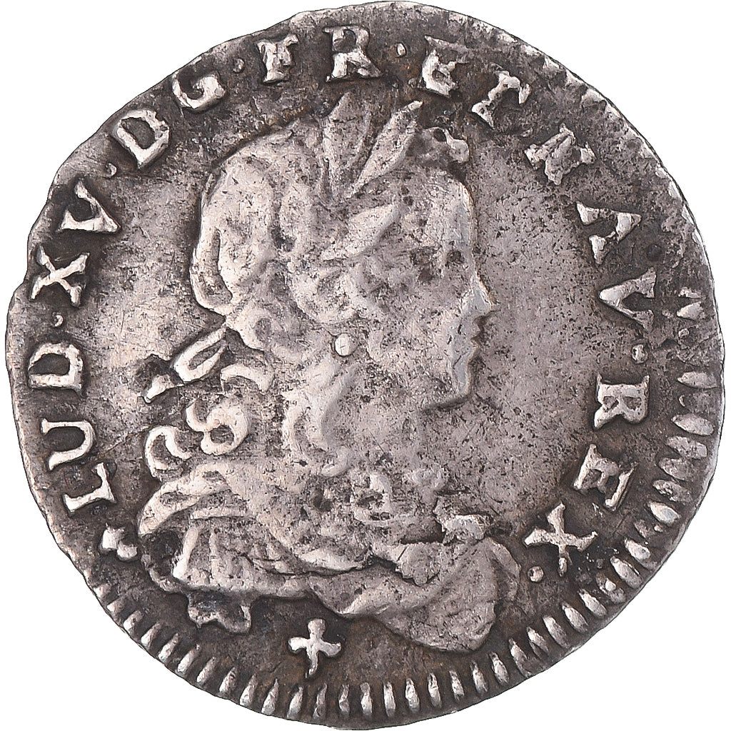 Munten, Frankrijk, Louis XV, 1/12 Ecu de France, 1723, La Rochelle, réformé