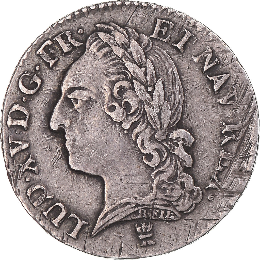 Munten, Frankrijk, Louis XV, 1/10 Ecu à la vieille tête, 1773, Limoges, ZF