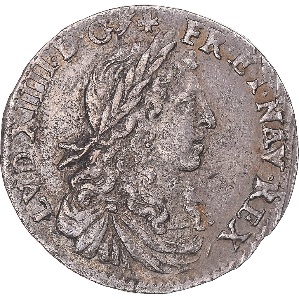 Coin, France, Louis XIV, 1/12 Écu du Dauphiné au buste juvénile, 1/12 ECU, 10
