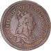 Coin, France, Louis XIV, Liard, 1656, Vimy, var. double grènetis, VF(30-35)