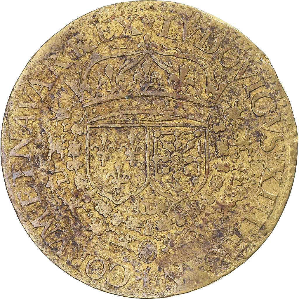 France, Jeton, Languedoc, Siège du Fort de Leucate, 1638, TB+, Laiton