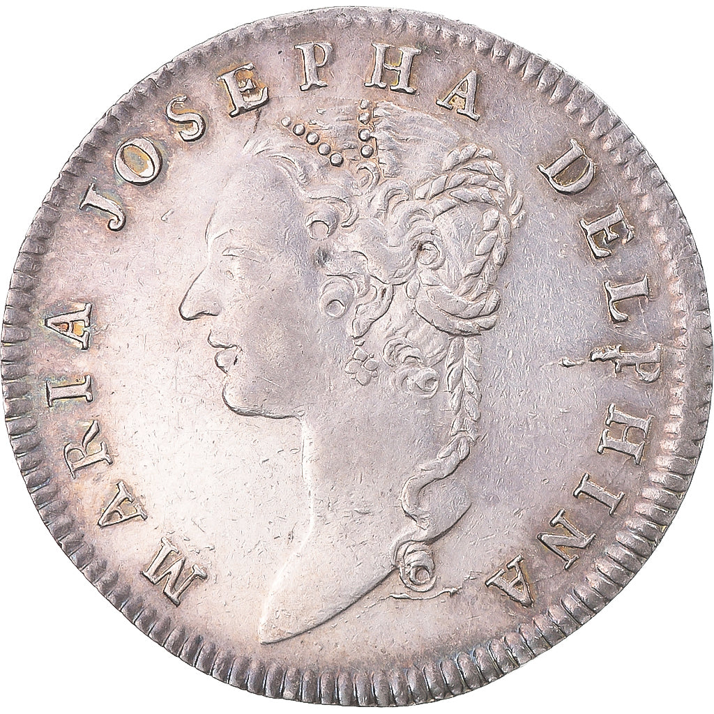 Frankreich, betaalpenning, Dauphiné, dauphine Marie Josèphe de Saxe, 1757, VZ