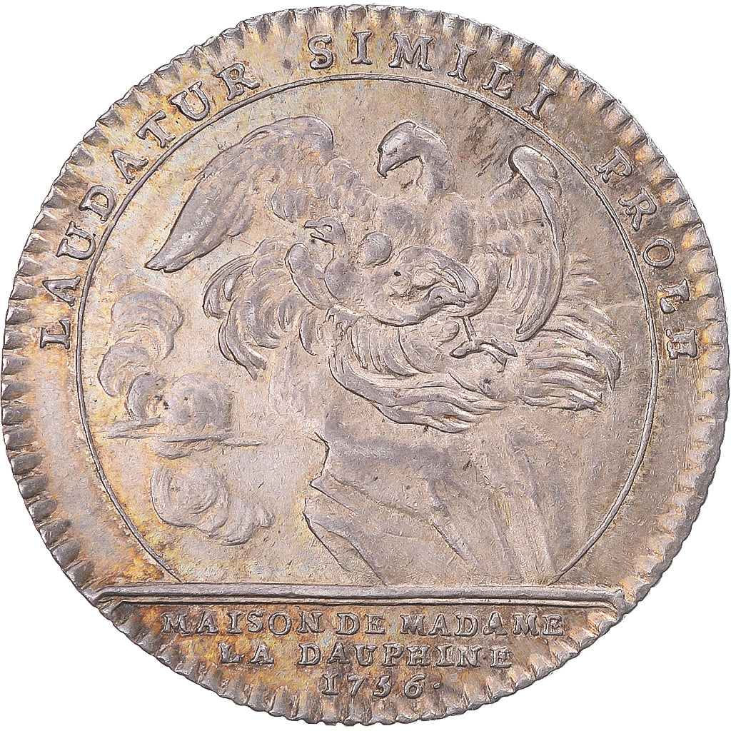 Frankreich, betaalpenning, Dauphiné, dauphine Marie Josèphe de Saxe, 1756