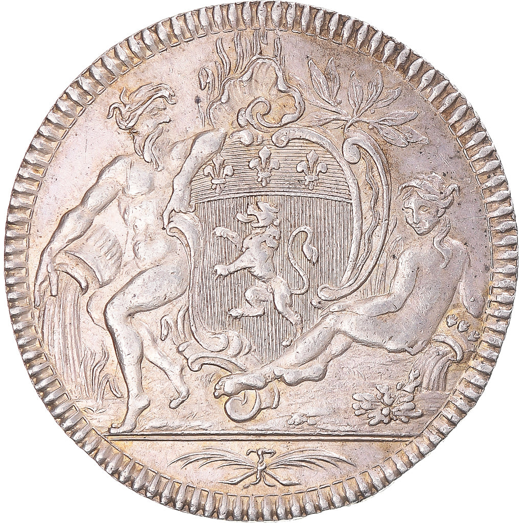 Frankreich, betaalpenning, Lyon, pour les ex-consuls, 1756, SS+, Silber