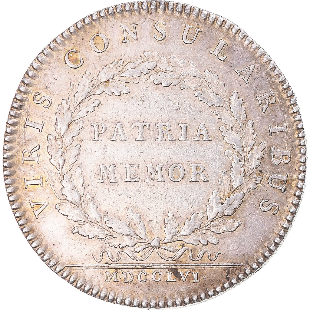 Frankreich, betaalpenning, Lyon, pour les ex-consuls, 1756, SS+, Silber