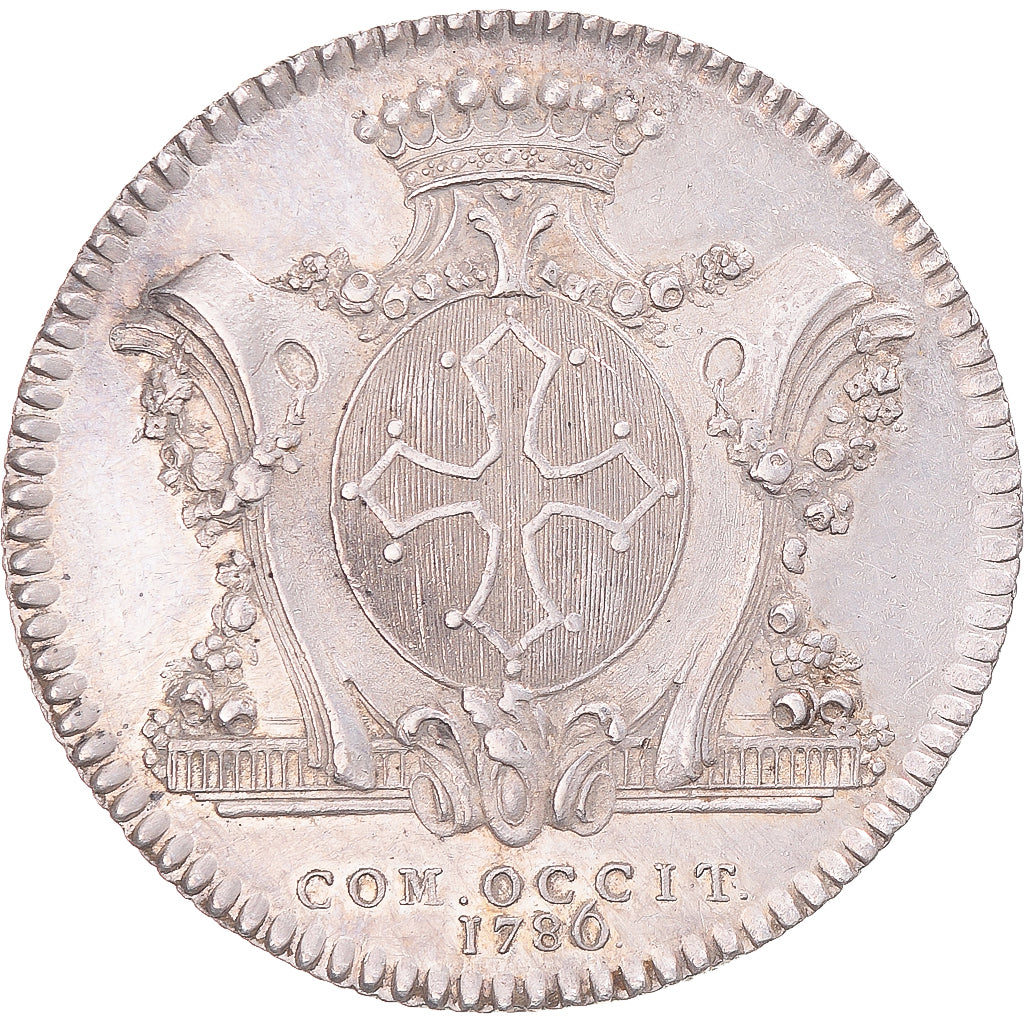 France, Token, Louis XVI, États de Languedoc, 1786, AU(55-58), Silver