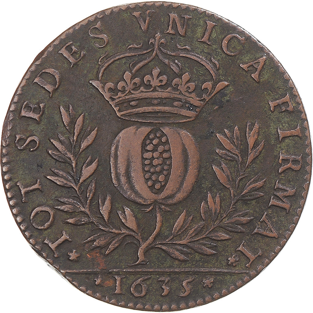 Księstwo Dombes, Token, Anne-Marie-Louise d’Orléans, 1635, EF(40-45)