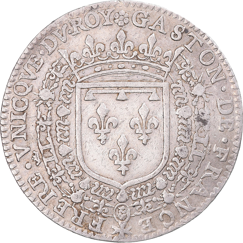 Principality of Dombes, Token, Gaston d'Orléans, 1639, EF(40-45), Silver