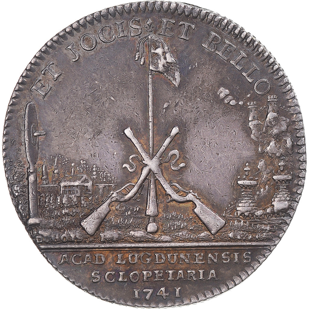 Frankreich, betaalpenning, Chevaliers de l’Arquebuse, 1741, VZ, Silber
