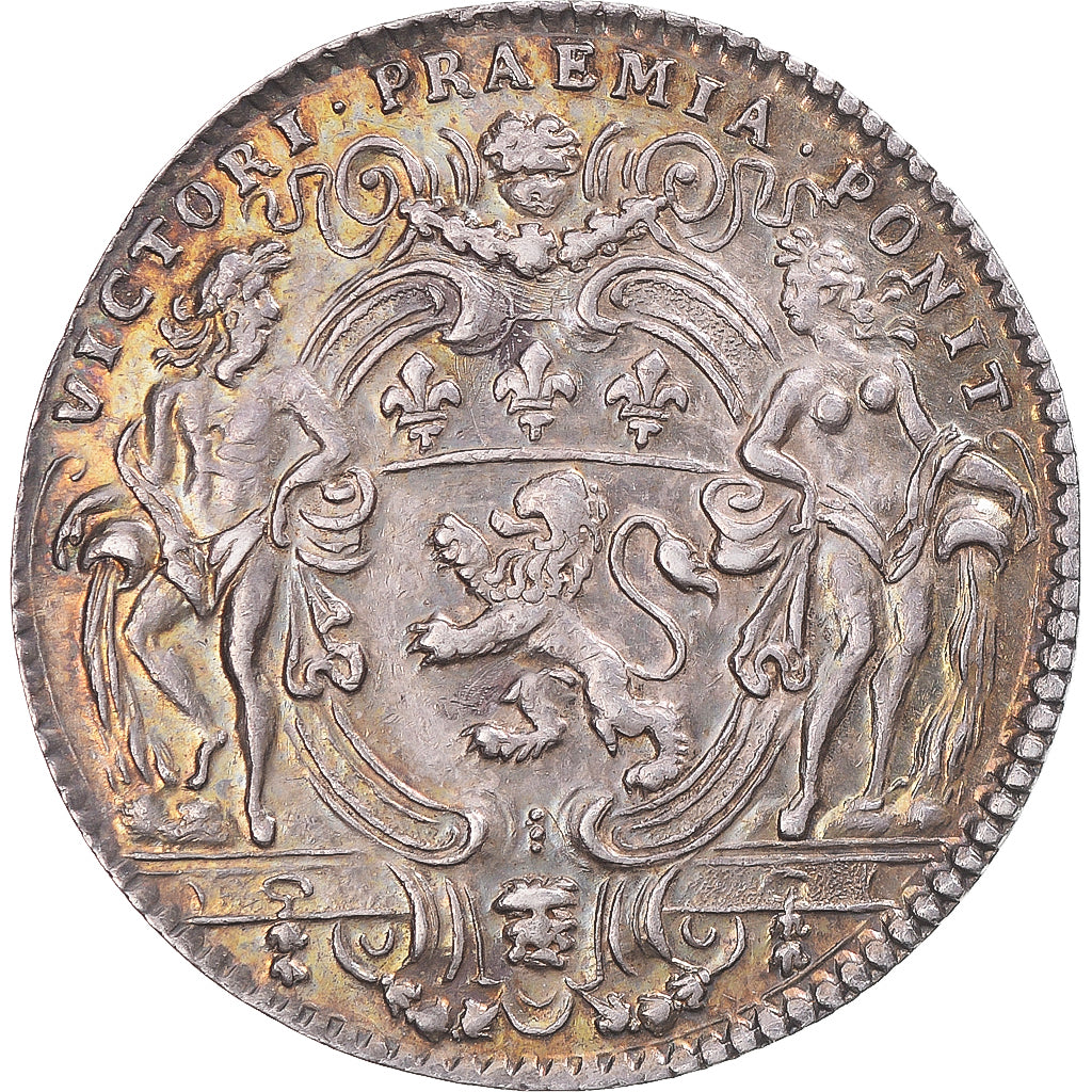 Frankreich, betaalpenning, Chevaliers de l’Arquebuse, 1741, VZ, Silber