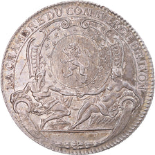 France, Token, Chambre de Commerce de Lyon, 1723, AU(55-58), Silver