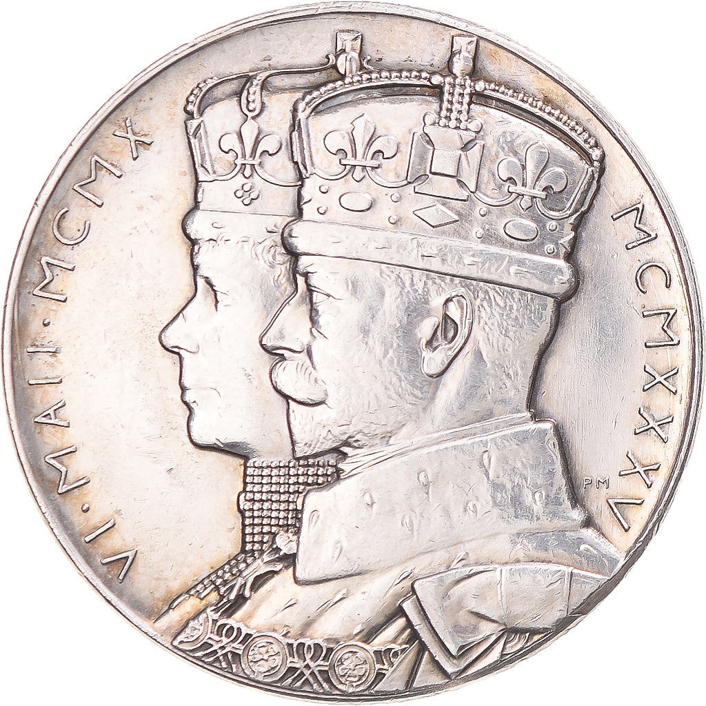 United Kingdom, Token, George V, Silver Jubilee, 1935, AU(55-58), Silver