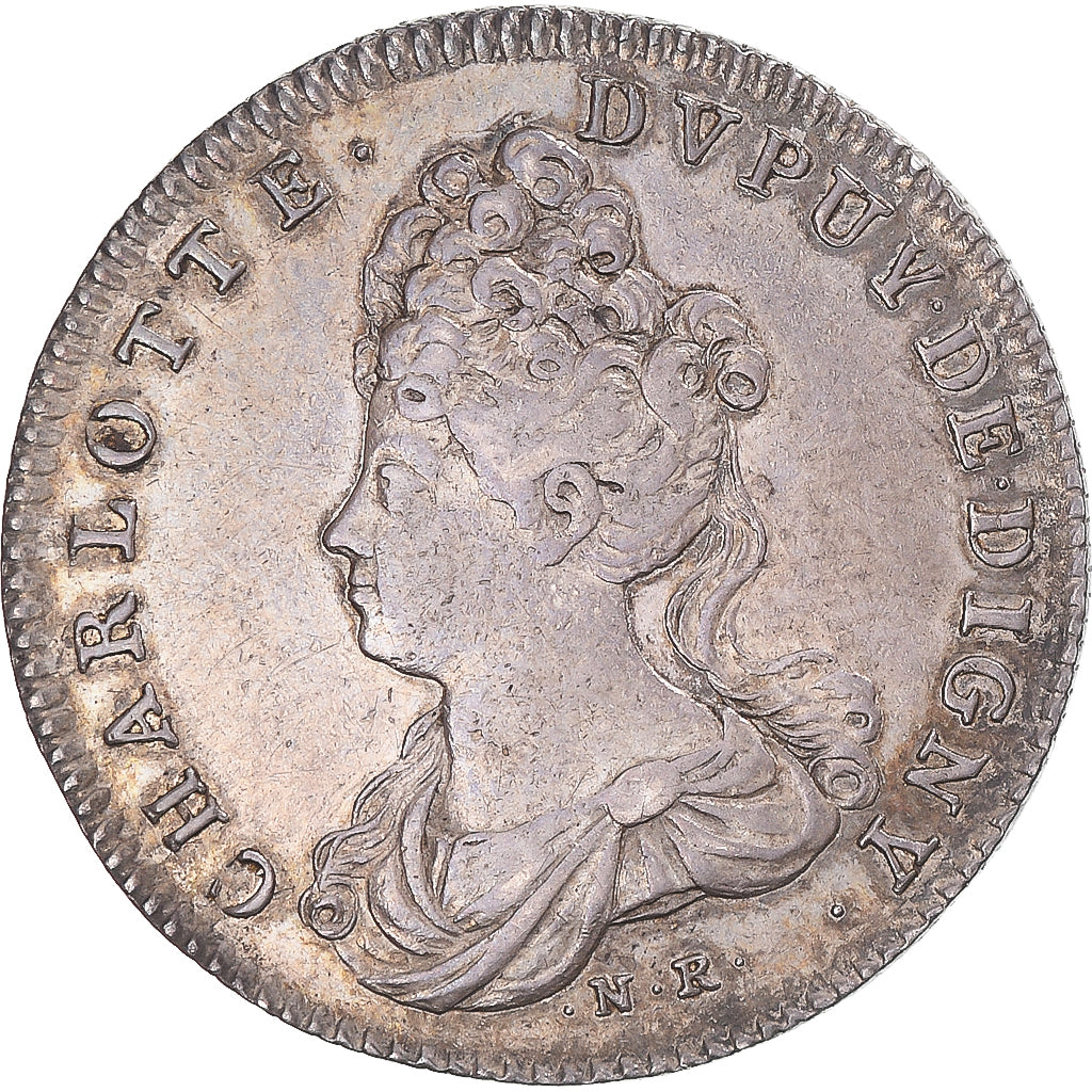 Frankreich, betaalpenning, Bourgogne, P. Grassin, seigneur de Mormant, SS+