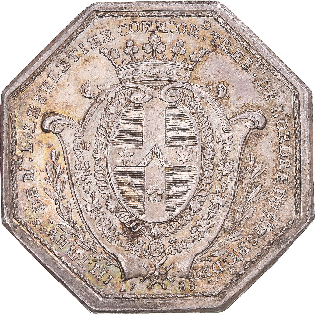 Frankreich, betaalpenning, Ile-de-France, Louis Le Peletier, Prévot des