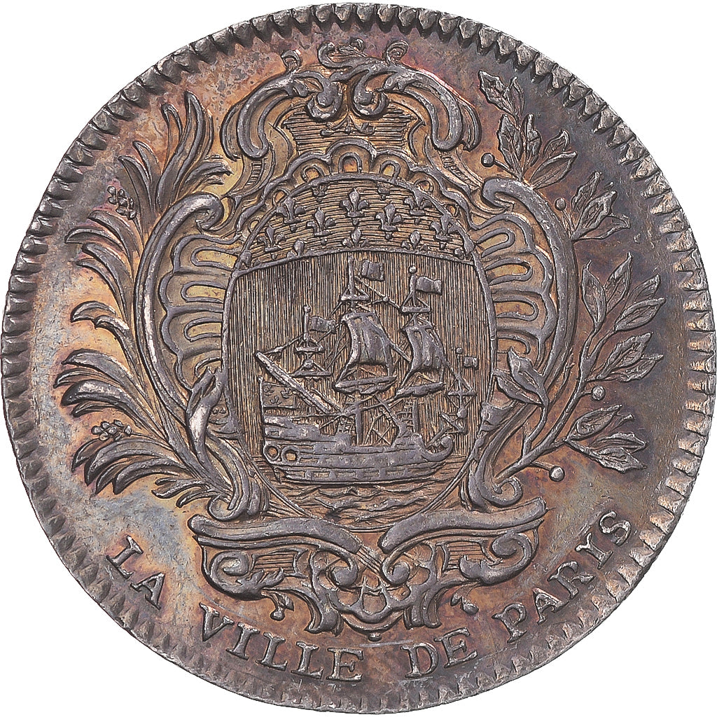 France, Jeton, Michel-Étienne Turgot, prévôt de Paris, 1736, SPL, Argent