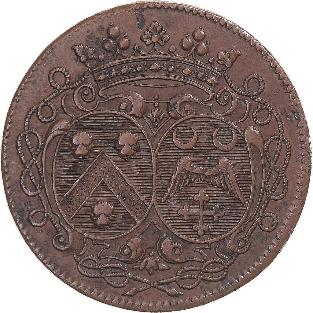 Francia, ficha, Perche, Nicolas de Bauquemare, BB+, Bronzo, Feuardent:6508