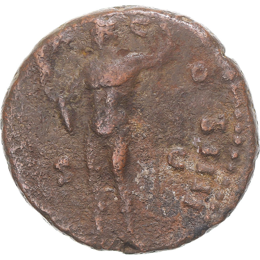 Coin, Antoninus Pius, As, 156-157, Rome, VF(30-35), Bronze, RIC:971