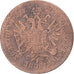 Moneta, Austria, Franz Joseph I, Kreuzer, 1878, Vienna, MB, Rame, KM:2186