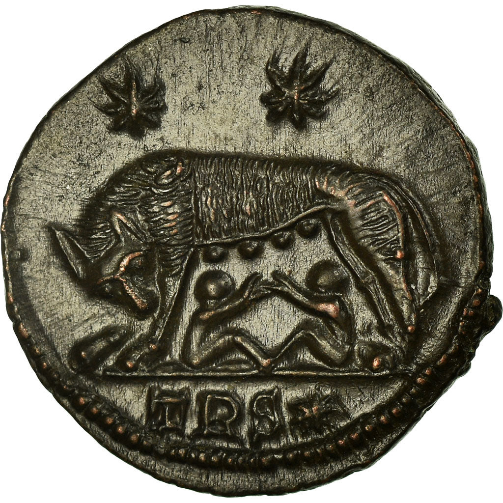 Coin, City Commemoratives, Follis, Trier, AU(50-53), Bronze, RIC:547