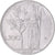 Moneda, Italia, 100 Lire, 1957, Rome, MBC, Acero inoxidable, KM:96.1