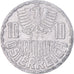 Moneta, Austria, 10 Groschen, 1969, Vienna, BB, Alluminio, KM:2878