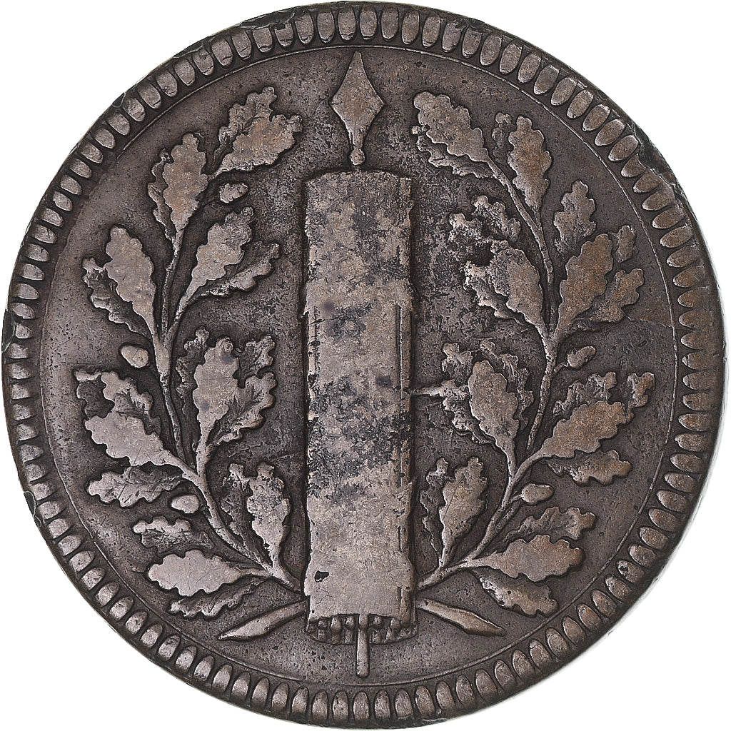 Münze, Frankreich, Essai de Thuillié au module du décime, 1796, Nancy, S+